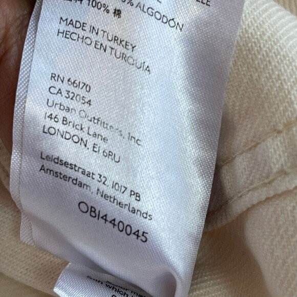 New FREE PEOPLE Women's Jolene Oversized Denim Trucker Jacket in Ecru size M - Picture 13 of 15